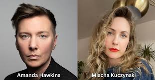 Amanda Hawkins and Mischa Kuczynski read at the John Nationals Gallery