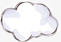 رسمت باليد رسم كاريكتوري السحب cartoon clouds hand painted art