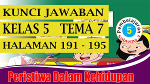 Baru ketika berada di tempat parkir kunci jawaban soal ulangan tematik kelas 6 sd tema 9 menjelajah angkasa. Kunci Jawaban Kelas 5 Tema 7 Subtema 3 Pembelajaran 5 Halaman 191 195 Youtube