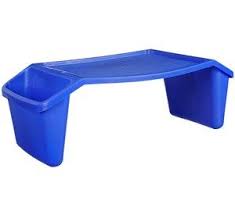 Kids Portable Lap Tray Translucent Blue Lap Desk Lap Tray Blue