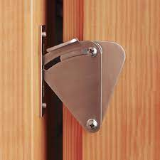 This door can lock into the wall, floor, or to its track. Wood Shed Gates Sliding Door Lock For Barn Door Stainless Steel Barn Door Lock Garage Door