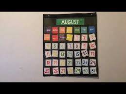 Target Pocket Chart And Calendar Cards