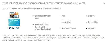 Bealls florida credit card is a credit card service offered by community bank and can be used at beallsflorida.com. Bealls Florida Paypal Support Knoji