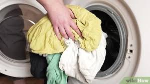 Always wash like colors together to prevent fabric dyes from bleeding into lighter colored clothing. How To Reduce Laundry Wrinkles 14 Steps With Pictures Wikihow