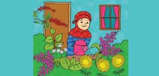 Gambar ilustrasi pemandangan sekitar rumah. Pembelajaran 3 Tema 4 Subtema 3 Lingkungan Sehat