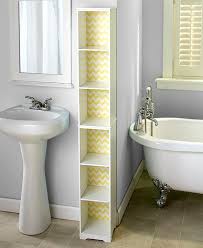 Tall Slim Cabinet Tower Cubbie Space Saver Storage Baskets Wood Organize With Images Small Bathroom Storage Small Bathroom Bathroom Storage