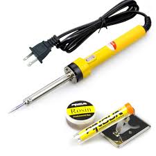 By now you already know that, whatever you are looking for, you're sure to. Soldering Iron Soldering Iron Kit Electronics 60w 110v Chrome Plated Steel Straight Tip Head Design With Power Indicator Light Solder Wire 1 0mm Dia Rosin Cleaning Sponge Holder Buy Online In Bosnia And