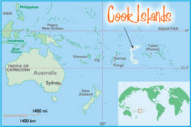 Image result for cook islands map