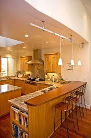 Kitchen With Solid Wood Bar Curved Wall Matches Curved Bar Bar Countertops Kitchen Design Replacing Kitchen Countertops