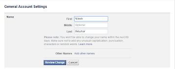 Maybe you would like to learn more about one of these? How To Change Name On Facebook Before 60 Days After Limit 2015 Missing Tricks