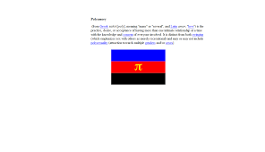 Any of various practices involving romantic or sexual relationships with multiple partners with the knowledge and consent of all. Polyamory Flag And Definition By Madam Kitty On Deviantart