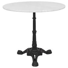 Madras Round Table With Cast Iron Base White Cast Iron Table Base White Marble Table Marble Table Top