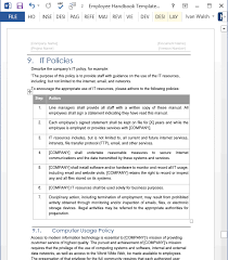 An employee handbook is a document covering the rules and conduct expected of your employees. Free Sample Employee Handbook Template Malaysia New Sample W
