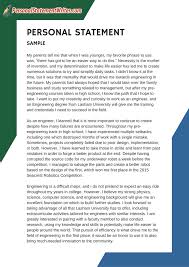Short Yet Informative One Page Personal Statement Sample If You Want More Samples Personal Statement Examples Personal Statement Personal Financial Statement