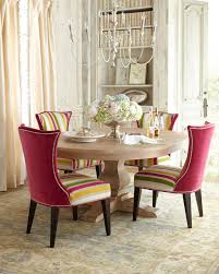 Horchow Lee Industries Taylor Pedestal Table Kalli Dining Chair Dining Chairs Dining Room Chairs Beautiful Dining Rooms