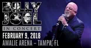 Billy Joel Returns To Tampa At Amalie Arena On February 9