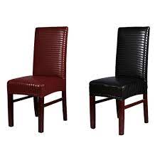 Buy products such as baxton studio lorelle modern and contemporary brown faux leather upholstered dining chair at walmart and save. Luxury Pu Leather Chair Cover Faux Leather Pu Elastic Full Cover Chair Cover Waterproof Oil Proof Shell For Table Chair Dropship Chair Cover Aliexpress