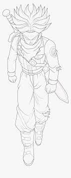 Trunks and son gohan in dragon ball z coloring page. Rage Drawing Easy Trunks Dragon Ball Z Coloring Pages Hd Png Download Kindpng