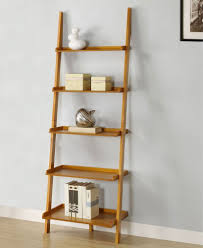 Wall Book Shelf Leaning Shelves Ladder Display Bookcase Wood Rack Holder Stand Ladder Boekenkasten Design