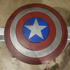 Even the blow of the hulk or thor's hammer, mjolnir, as in the scene. 3d Print Of Captain America Shield Von Wgraves