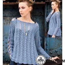 Ajurlu Kazak Modelleri Desen Desenler Orgu Mekani Vogue Knitting Orgu Dantel Isleme