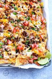 Epic Beef Nachos Supreme Better Than Taco Bell Recipe Appetizer Recipes Nachos Beef Mexican Food Recipes