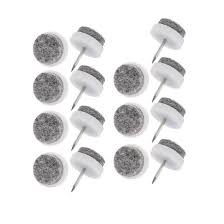 Furniture Chair Table Leg Glides Nail Protectors 17mm Dia 15pcs Furniture Nail Protector Furniture Chair Nail Protector Furniture Feet