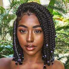 23 Trendy Bob Braids For African American Women Page 2 Of 2 Stayglam Short Box Braids Bob Braids Hairstyles Box Braids Hairstyles