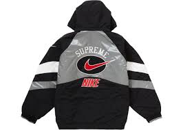 Supreme Nike Hooded Sport Jacket Silver