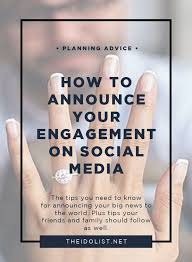 How To Announce Your Engagement On Social Media I Do List Engagement Announcement Funny Engagement Announcement Facebook Creative Engagement Announcement