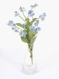 These artificial anemones are an excellent representation of a wood anemone with 3 flowers per stem, each at a different stage of the growth cycle, delicate petals and realistic leaves on. Artificial Blue Forget Me Not Wild Flowers Tied Bunch Bundle Posy 50 Heads By Maxjam Amazon De Kuche Haushalt