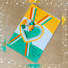 T his doesn't require many skills and also will be ready in a few hours. Greeting Card For 75th Independence Day India Ncc