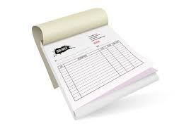 A4 Duplicate Ncr Invoice Book Printing Inkable Invoice Design Invoice Template Word Invoice Template