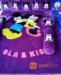 Kontak kami customer service kami siap melayani dan membantu anda. Karpet Rasfur Bulu Fullset Karakter Mickey Mouse Purple Blitar Jualo
