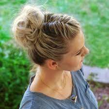 Create a french braid by grabbing extra sections of hair from the side and adding it to the main section to create that fairytale look. 30 Easy And Stylish Casual Updos For Long Hair