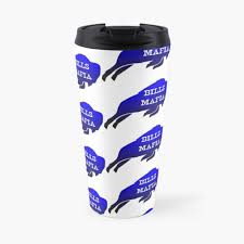 Bills Mafia Buffalo Football Table Breakers Gift Ideas Tailgate Tailgaters Travel Mug With Images Buffalo Football Mafia Mugs