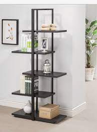 gebrauchte black wooden shelf in cedar park coaster fine furniture contemporary bookcase minimalist furniture