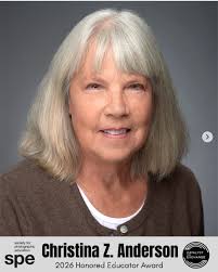 Congratulations to Christina Z. Anderson