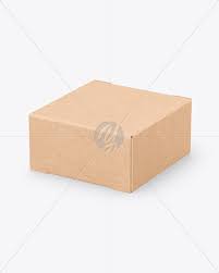 Kraft Box Mockup In Box Mockups On Yellow Images Object Mockups