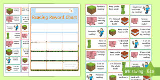 Ks1 Block Adventurers Themed Reading Sticker Reward Charts
