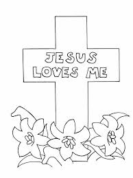 With over 4000 coloring pages including jesus loves me. Jesus Loves Me Cross Coloring Page Coloring Sun