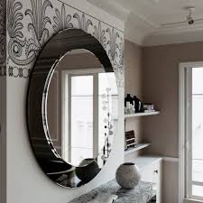 Art Deco Wall Mirror Deco Inspired Hanging Frameless Wall Etsy In 2020 Black Wall Mirror Art Deco Wall Mirror Mirror Wall