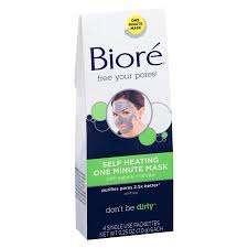 Biore Self Heating One Minute Mask Biore Self Heating One Minute Mask Beauty Products Drugstore Drugstore Face Masks Biore