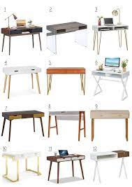 One of the best solutions for tiny home offices is a leaning desk. 75 Pc Tables Ideas In 2021 Furniture Desk Home Office Desks