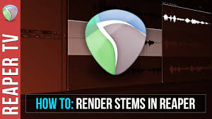 Reaper Tutorial How To Render Stems In Reaper Daw Youtube