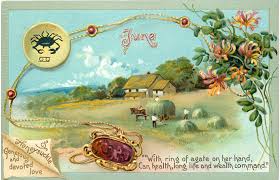 The following is a list of birthstone gems and flowers for each month of the year. 6 Vintage Birthstones Images The Graphics Fairy