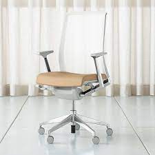 haworth very mesh buff desk chair reviews crate and barrel in 2021 desk chair chair task chair