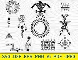 Tribal Tribal Clipart Hand Sketched Vector Png Tribal Etsy In 2021 Hand Sketch Clip Art Tribal Design