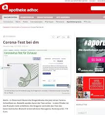 So ein corona test kit kann einfach gekauft werden. Apotheke Adhoc Corona Test Bei Dm Novogenia Gmbh