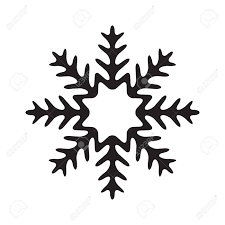 See black and white christmas tree clip art stock video clips. Snowflake Icon Christmas And Winter Theme Simple Flat Black Illustration On White Background Royalty Free Cliparts Vectors And Stock Illustration Image 90275964
